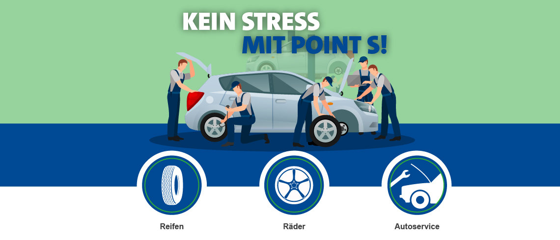 Point S - Reifen, Räder, Autoservice